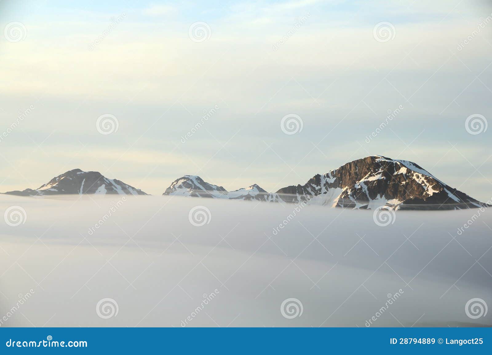 the mountains view in greenland