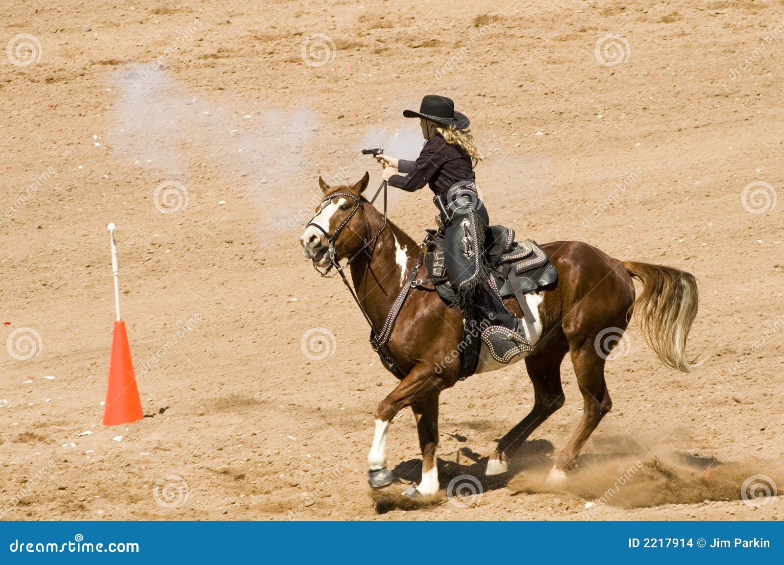Mounted Shooting 6 Stock Images Image 2217914