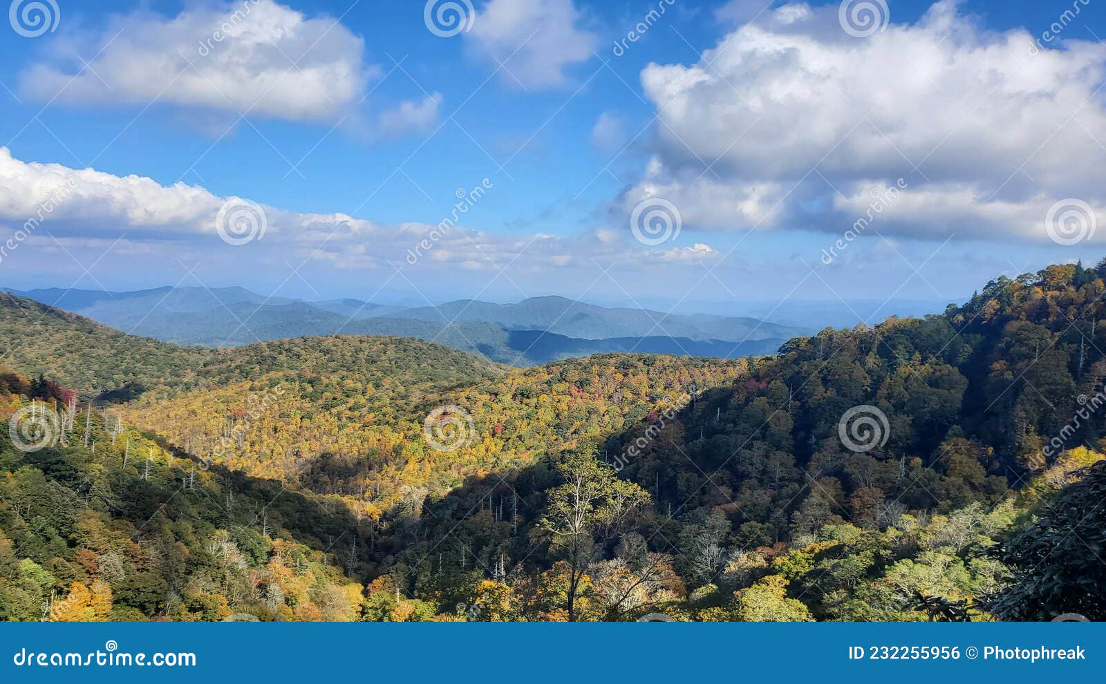 mountian in the appalachians in fall