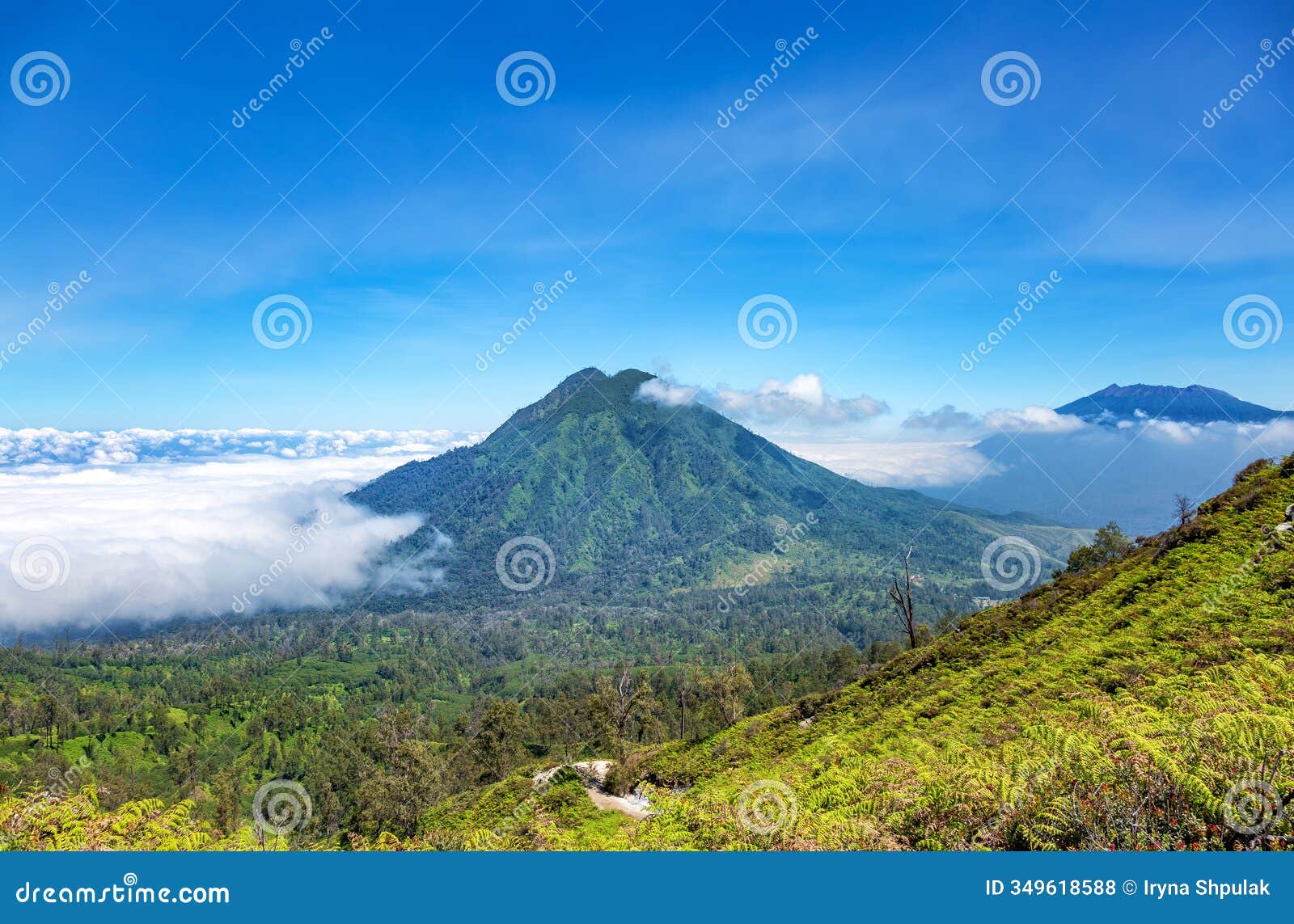 mounts ranti and raung, island java, indonesia, southeast asia