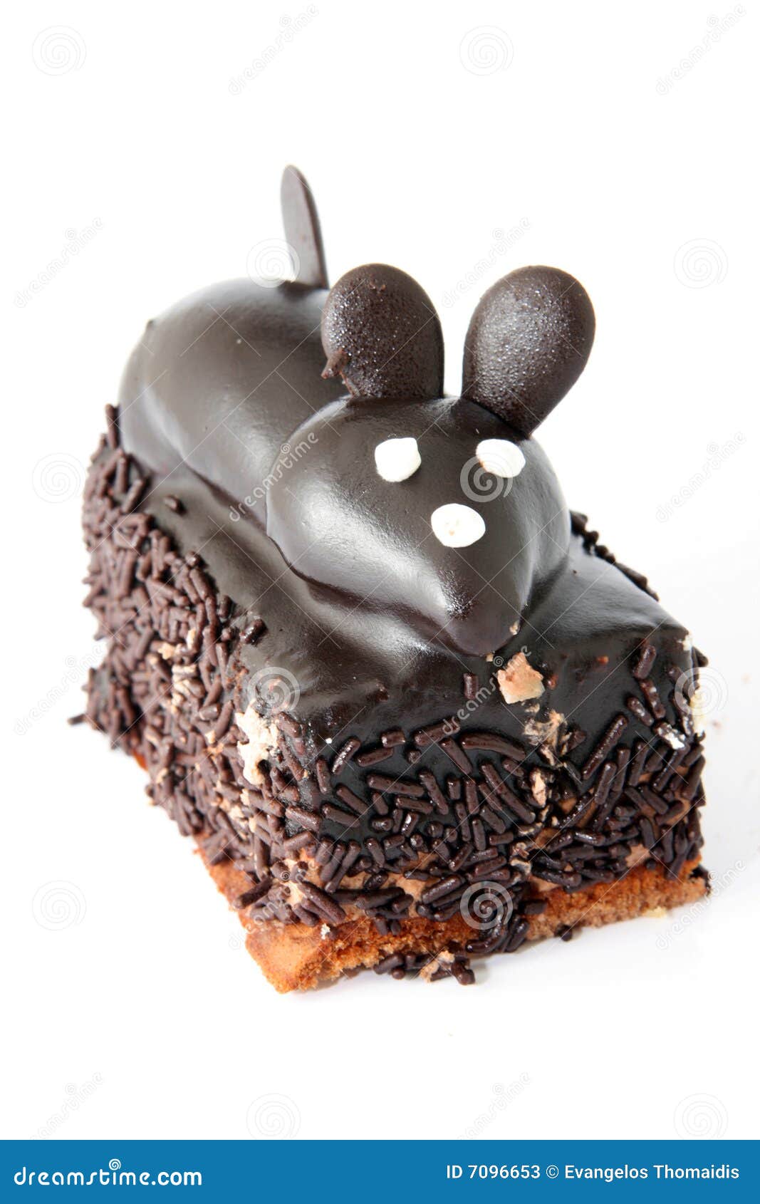 Mouse cake stock image. Image of white, macro, chocolate 7096653