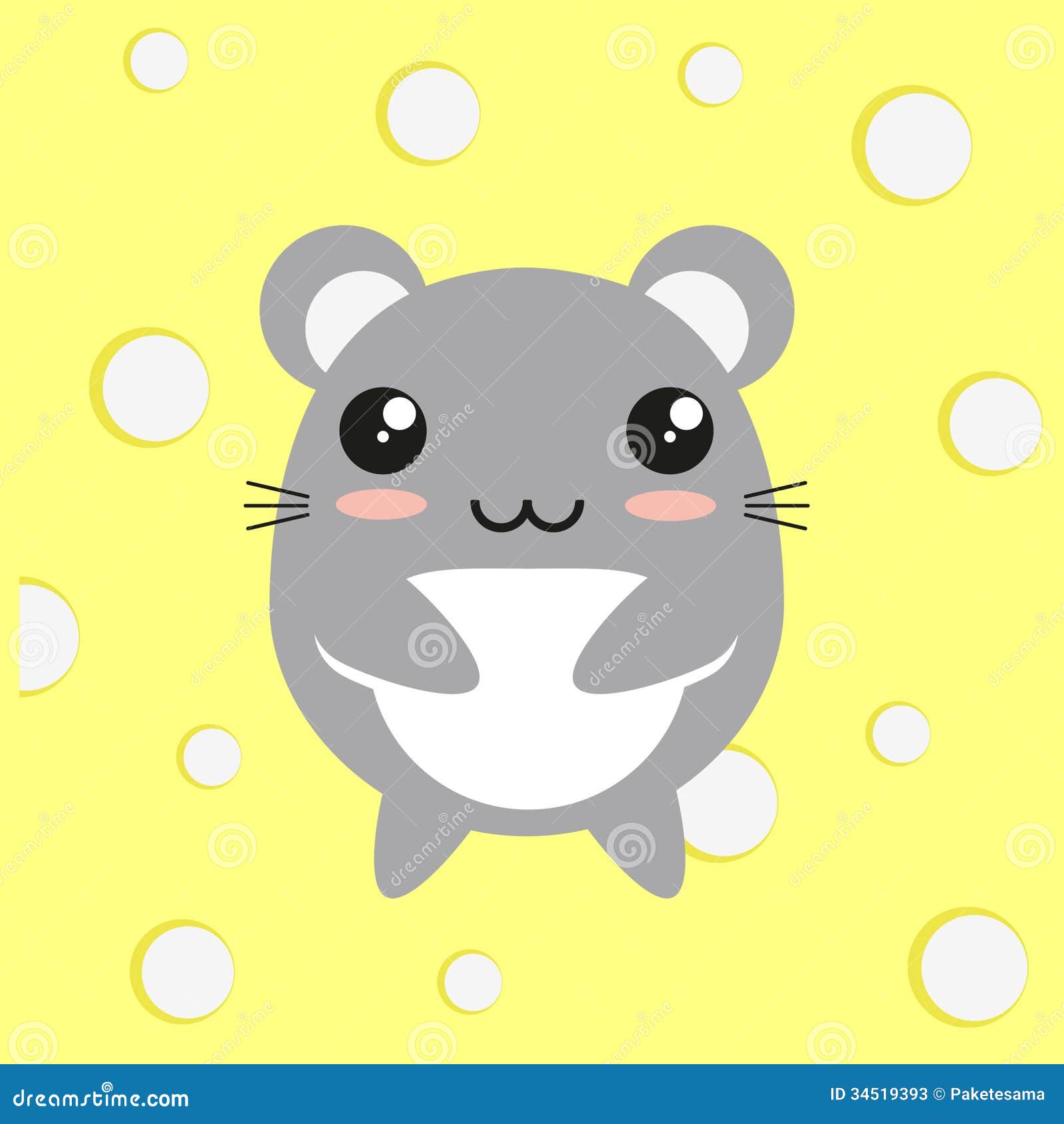 Mouse cartoon character stock vector. Illustration of cute - 34519393