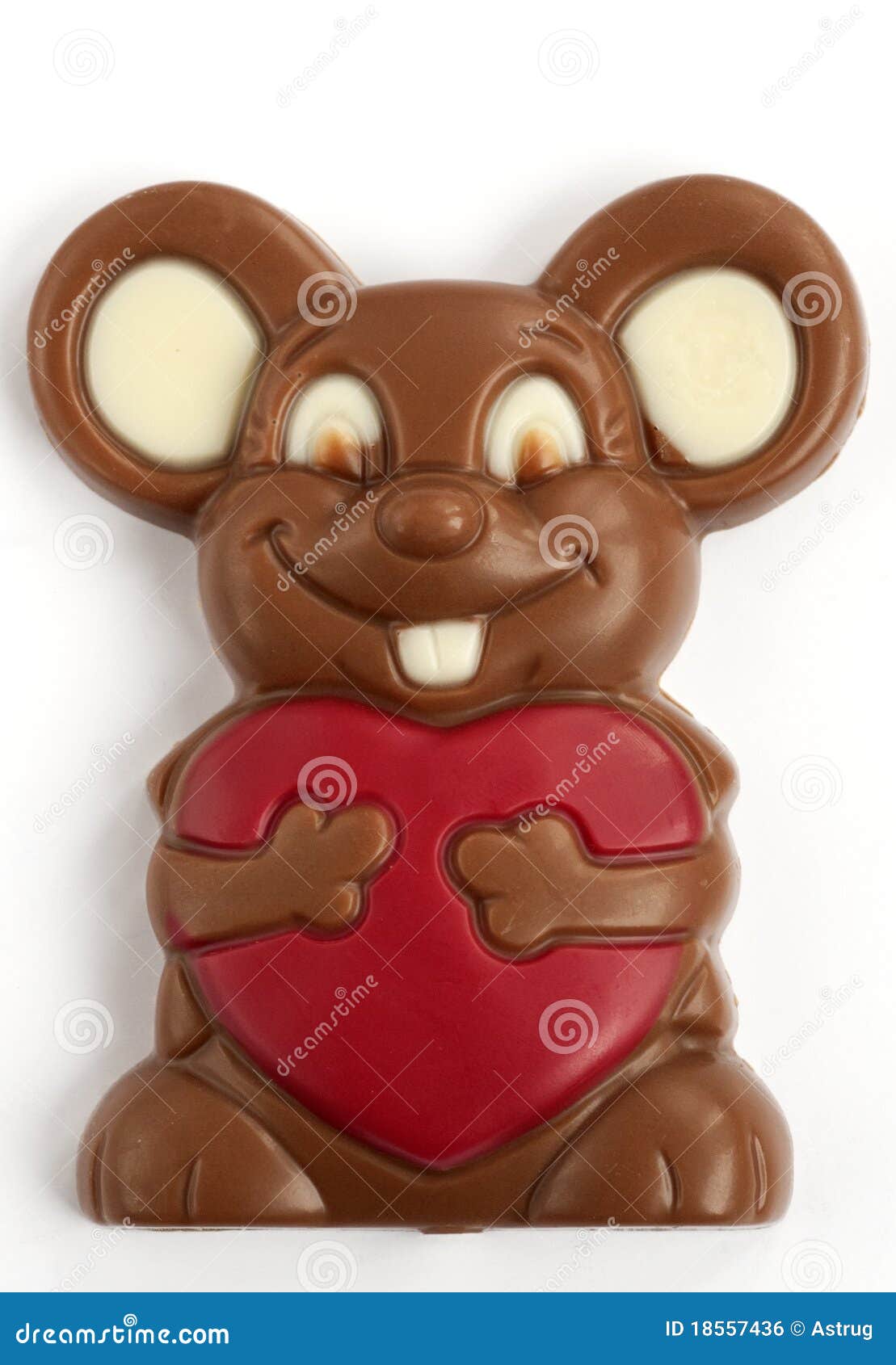 Mouse chocolate love stock photo. Image of milk, background 18557436