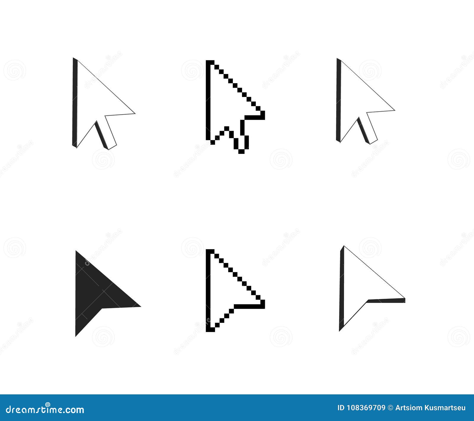 Курсор dim. Kuda cursors Set 3.0.