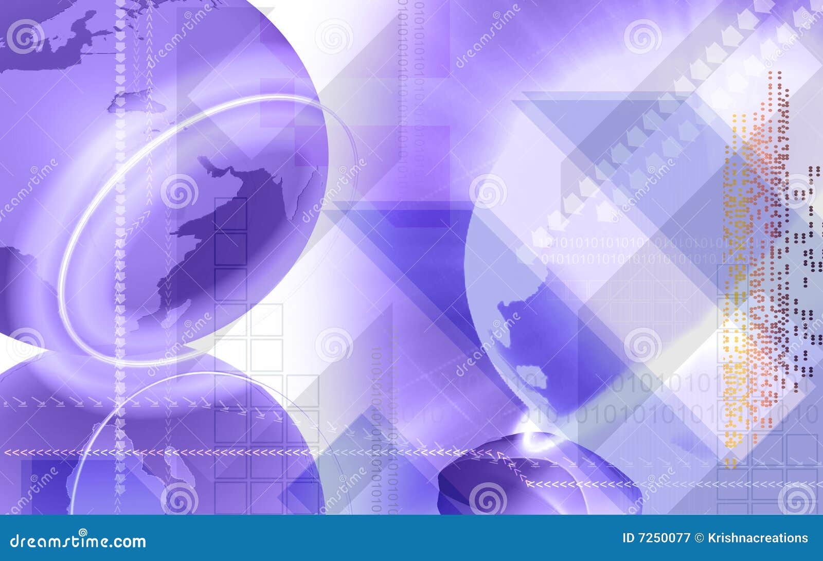 Mouse and earth stock illustration. Illustration of graphic 7250077