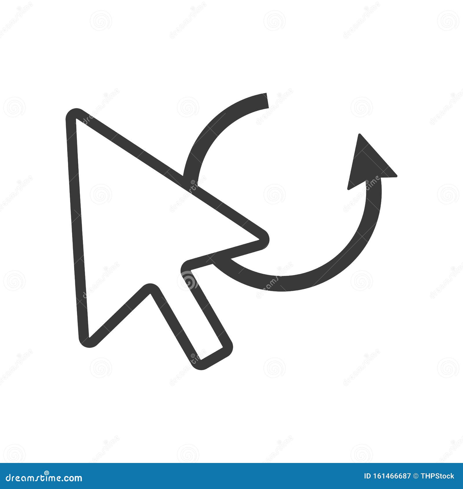 mouse pointer undo icon 