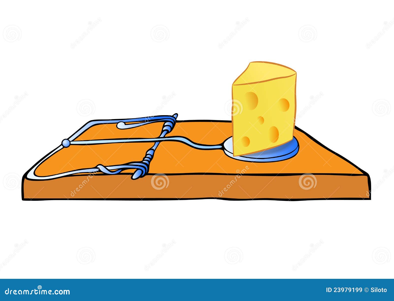 Mousetrap With Cheese - Trap Royalty Free Stock Images - Image: 23979199