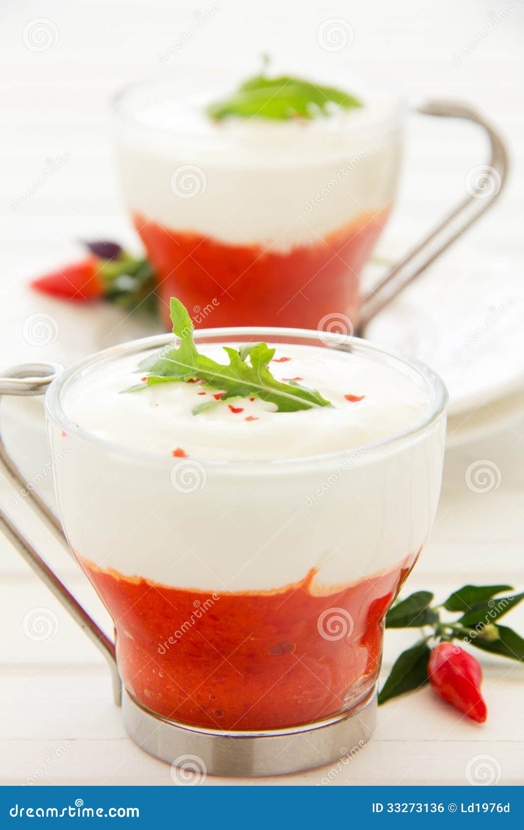 Mousse of red pepper stock photo. Image of vegetables 33273136