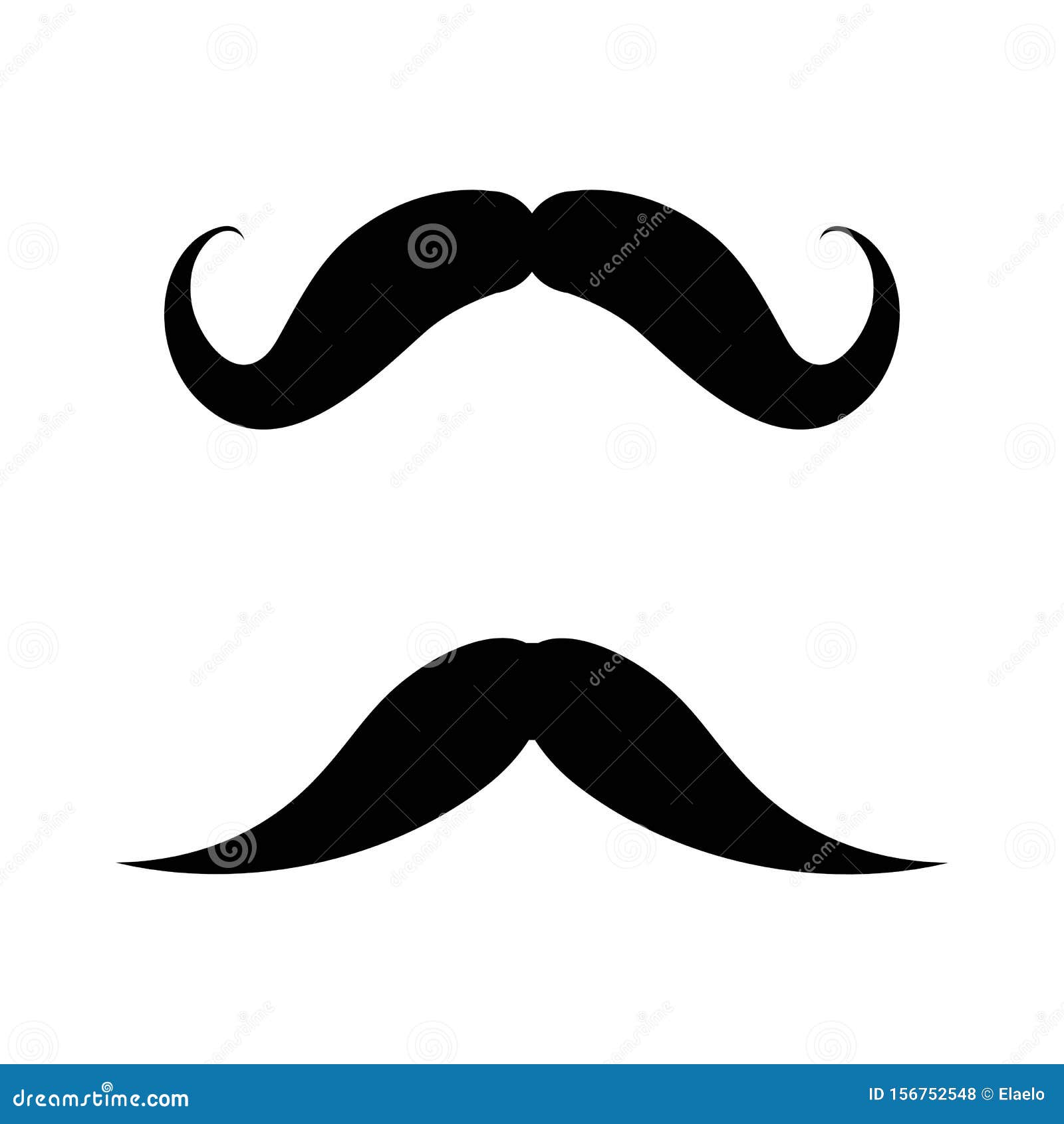 Moustache Icon Illustration Design Stock Vector - Illustration of whisker,  moustache: 156752548, image size:1600x1690