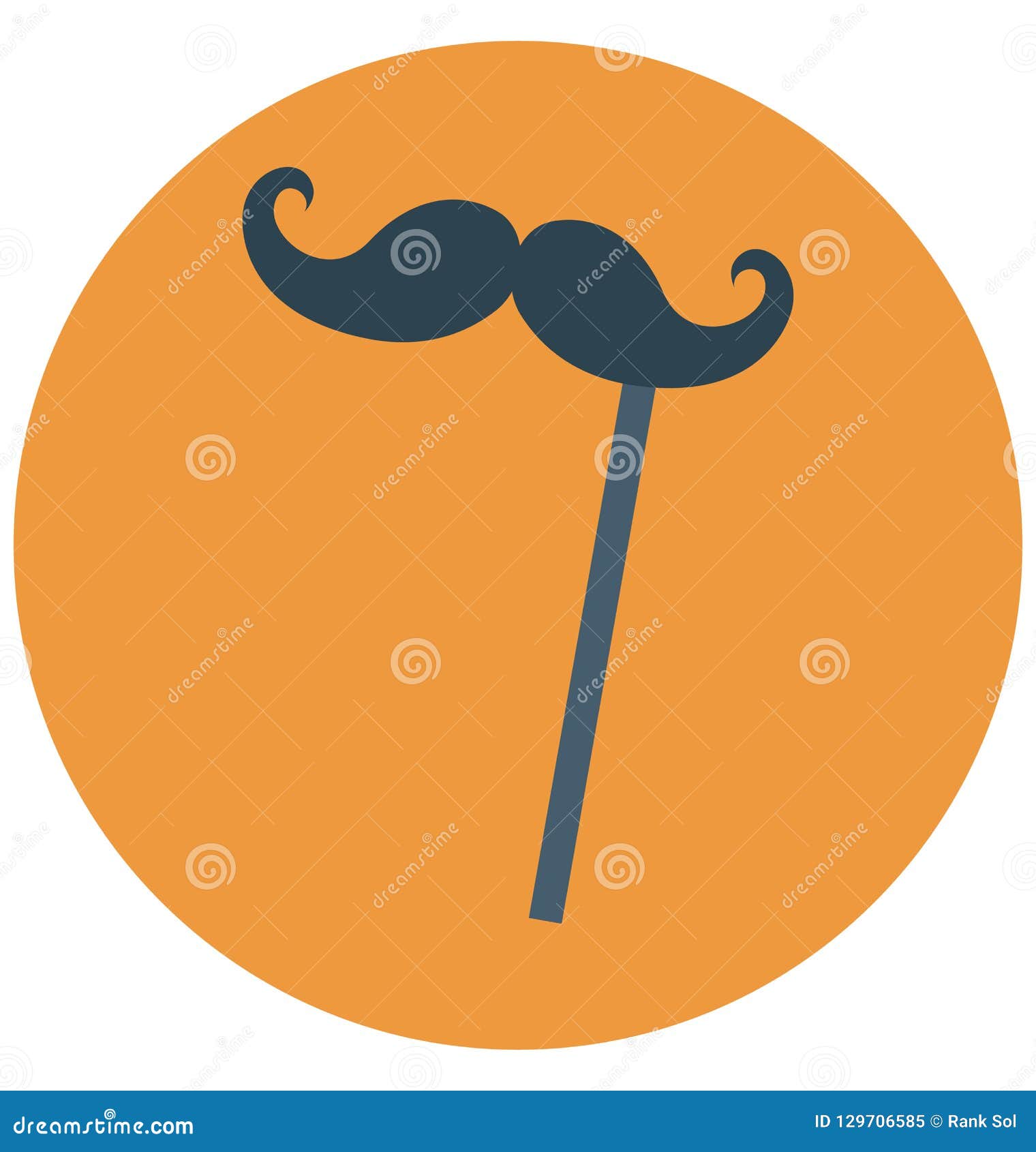 Moustache Vector Isolated Vector Icons that Can Be Easily Modified and ...