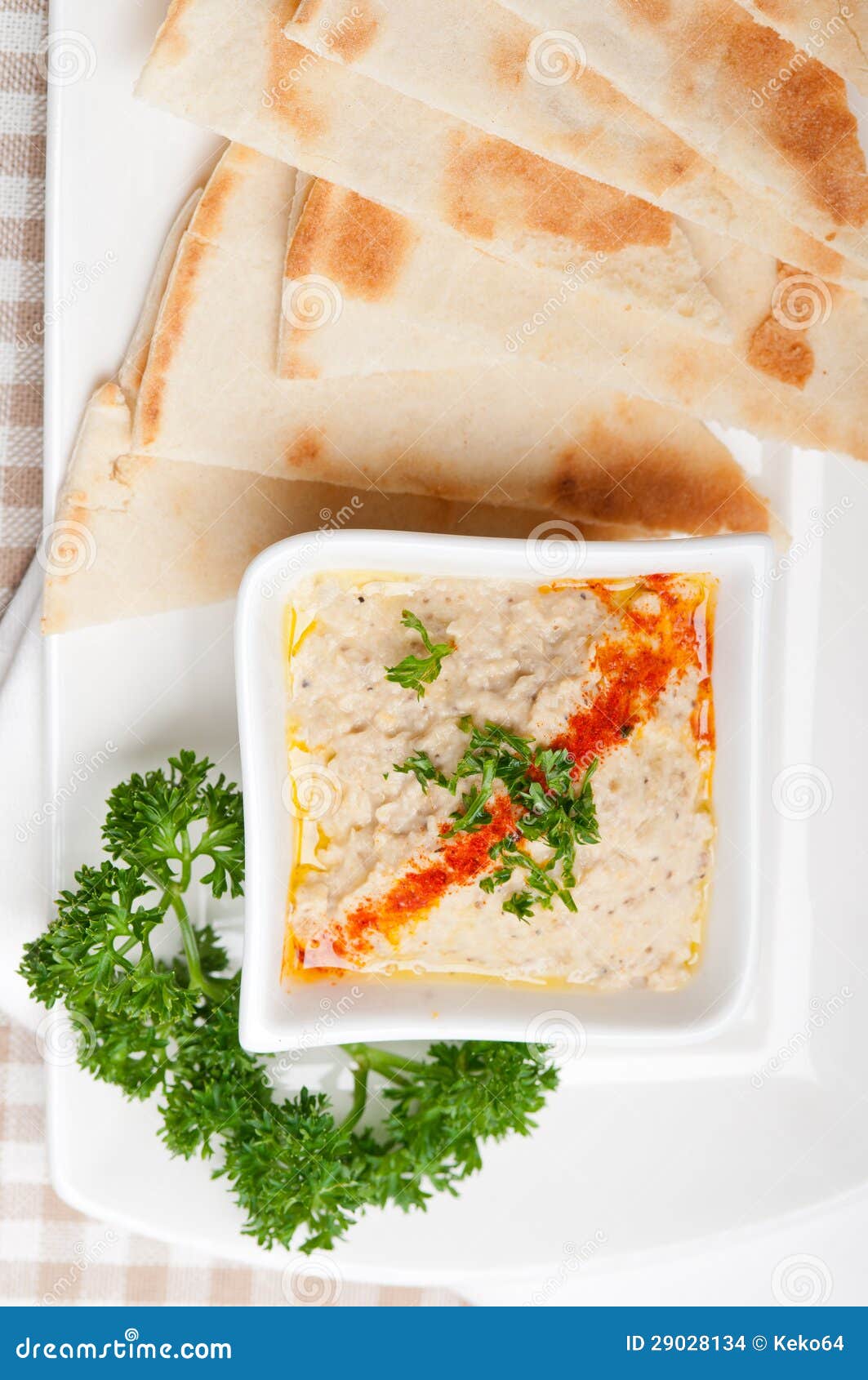 Moutabal Baba Ghanoush Eggplant Dip Stock Photo Image of healthy