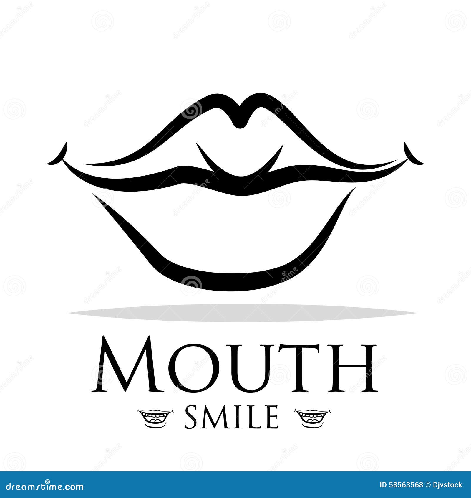 Mouth design stock vector. Illustration of communicate 58563568