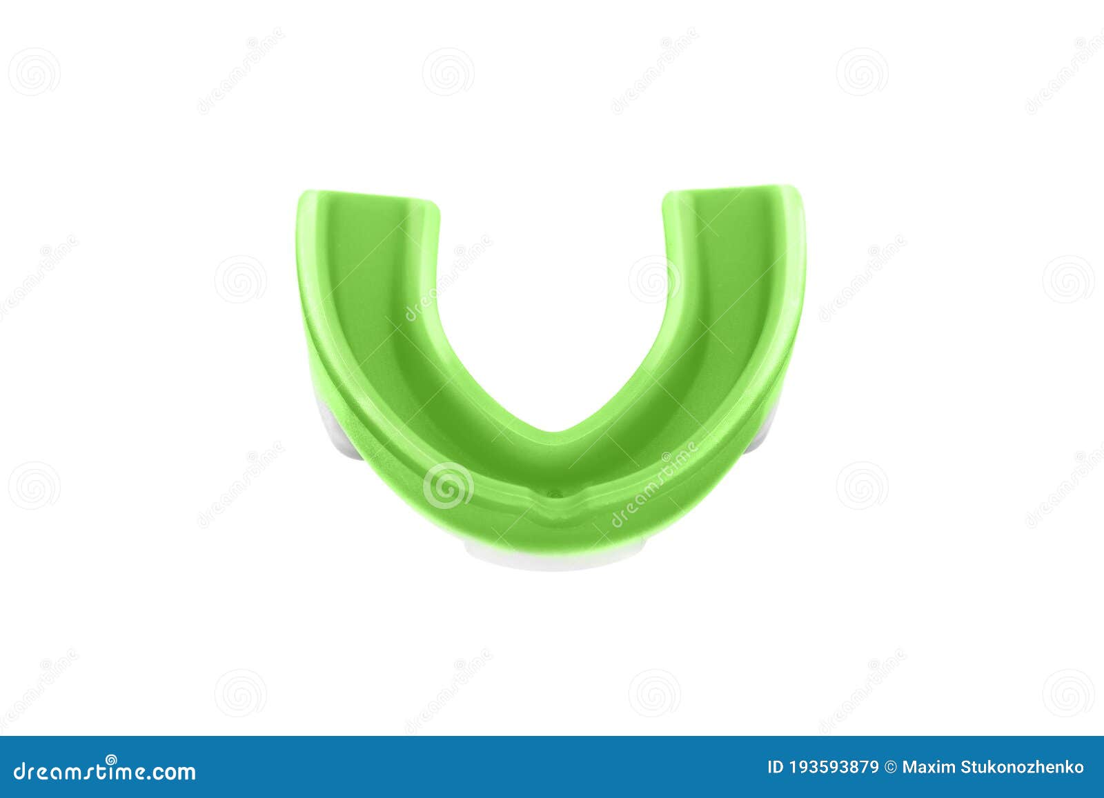 Mouth Guard Isolated on White Stock Image Image of dental, martial