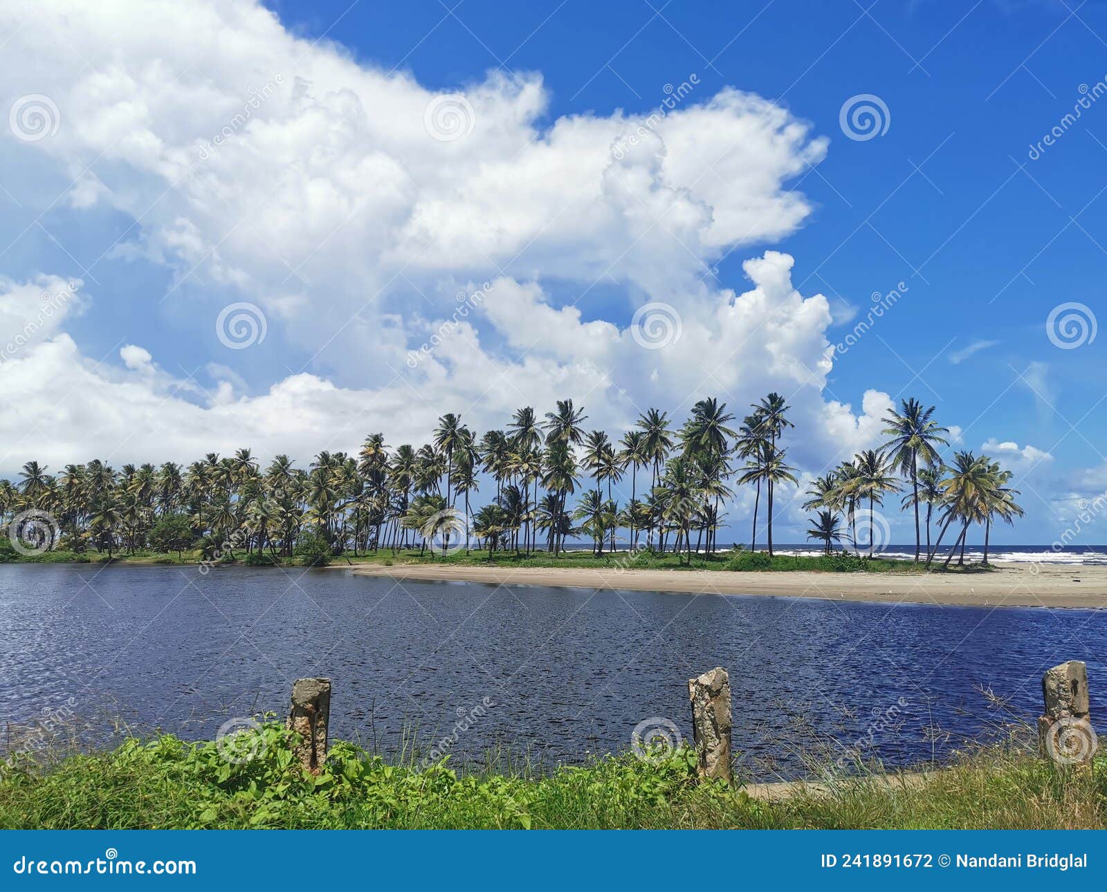 mouth of the mitan river, manzanilla mayaro, trinidad