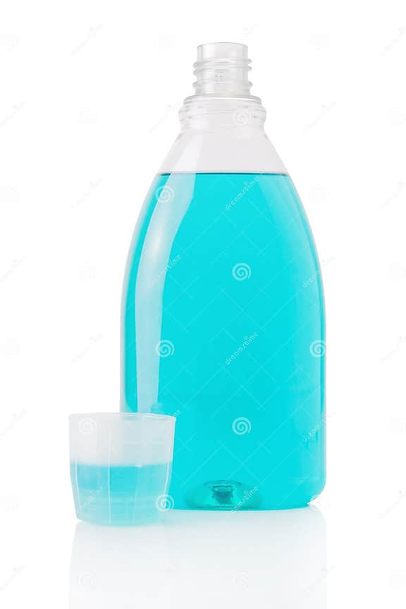 Mouthwash bottle stock image. Image of background, healthcare 8030919