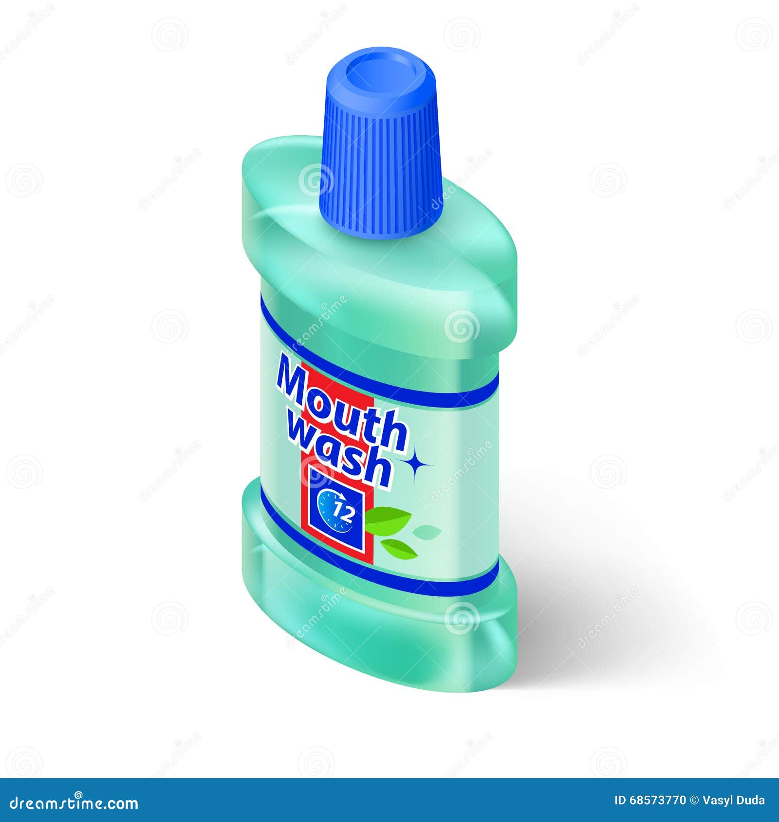 Mouthwash stock vector. Illustration of mouthwash, graphic 68573770