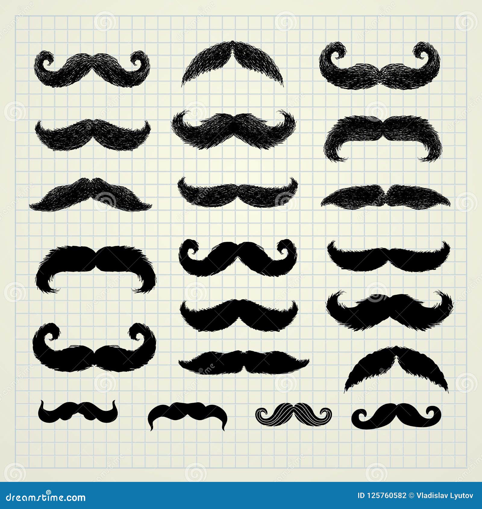 movember mustache set