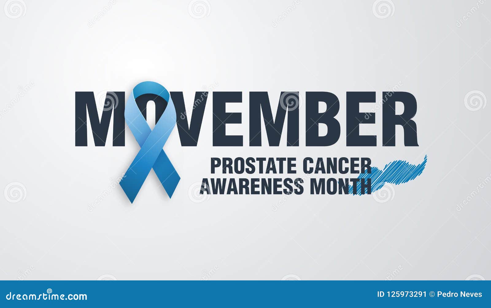 movember, raise awareness of men`s health issues. like prostate cancer  background with text, ribbon and moustache.