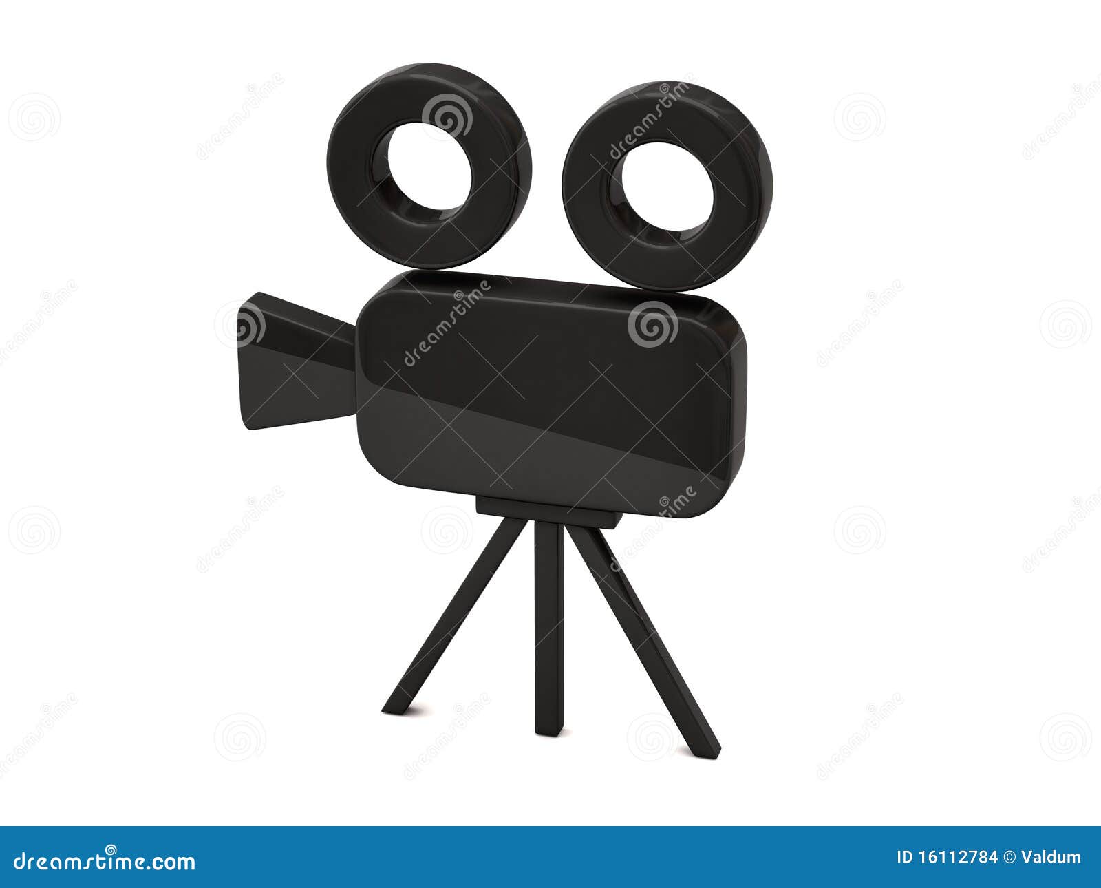 Movie Camera icon stock illustration. Illustration of icon - 16112784