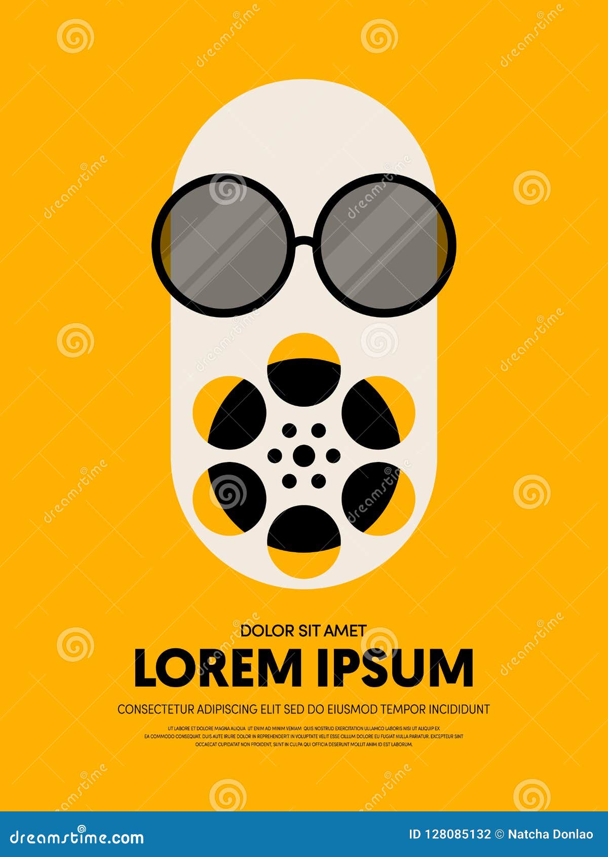 movie and film poster template design modern retro vintage vintage movie poster template
