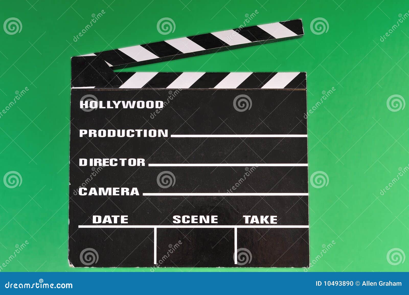 Movie Marker Clapper Board Stock Photo Image 10493890