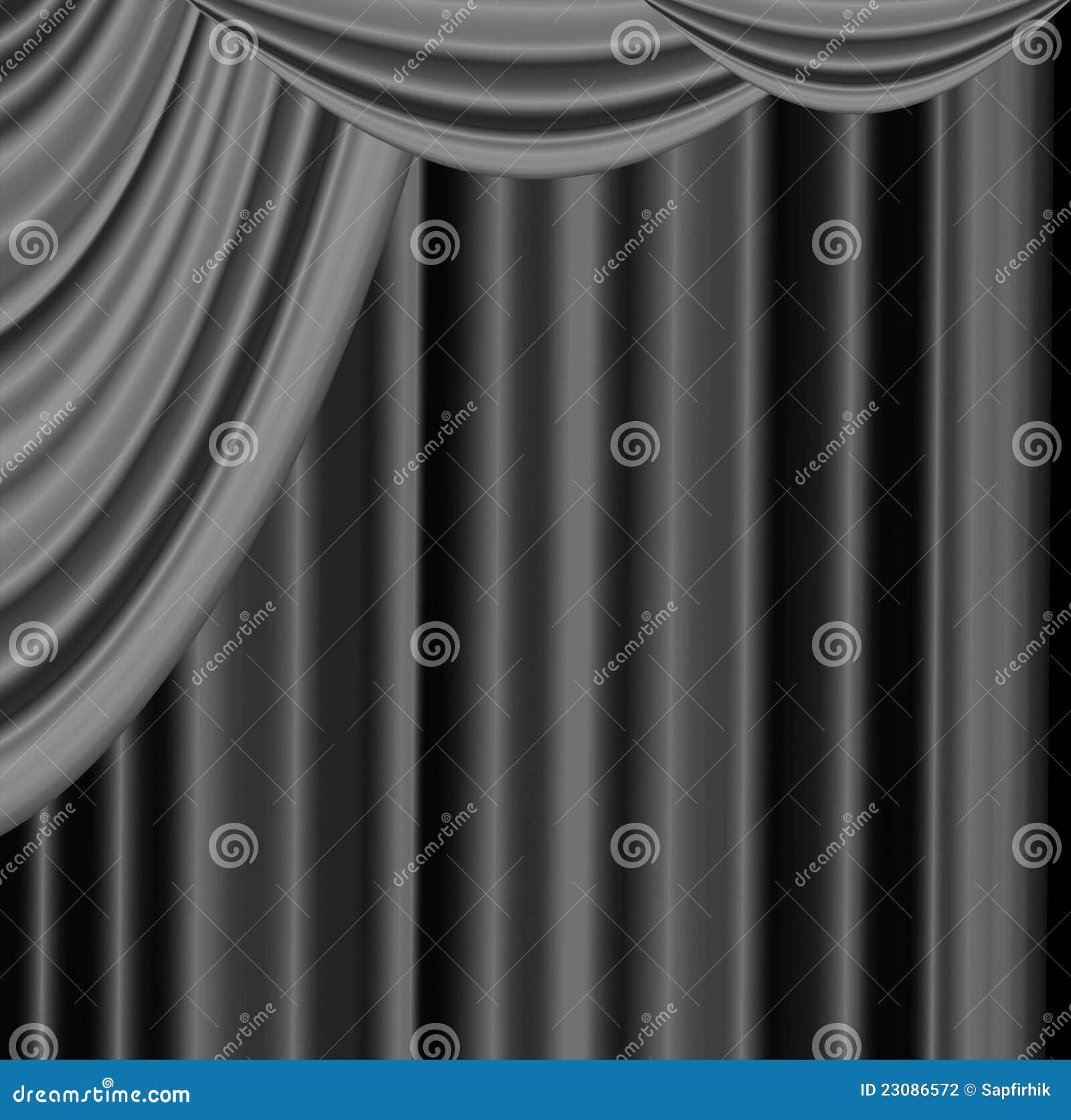 Movie or theatre curtain stock illustration. Illustration of cinema 23086572