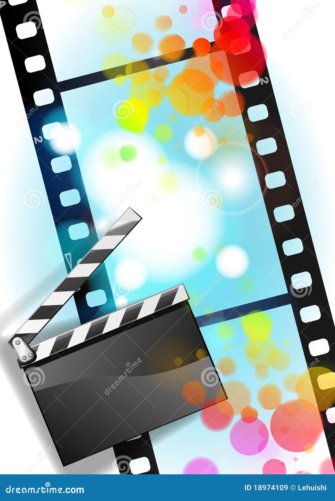 movies film clapper board background 18974109