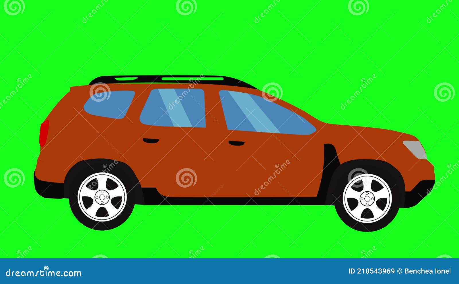 Moving Automobile Car Animation on Green Screen Chroma Key, Flat Design  Element Stock Video - Video of motor, drive: 210543969