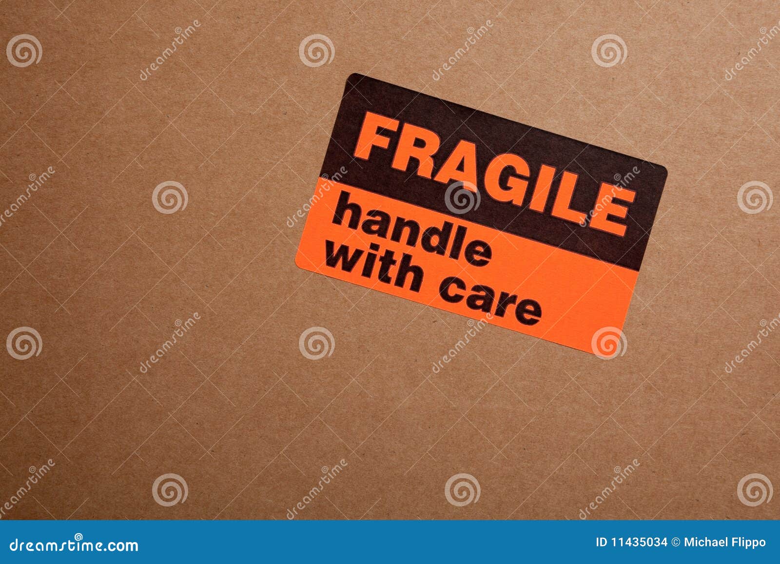 moving boxes with fragile stickers