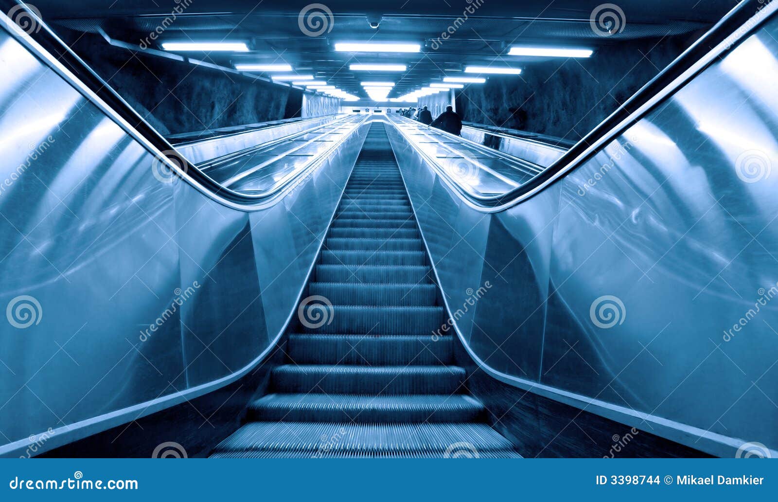 moving escalator