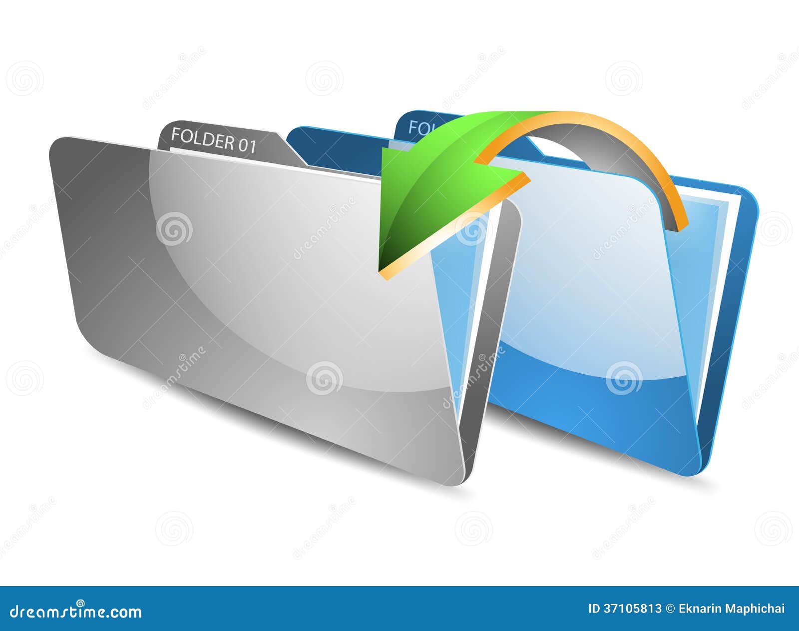 Moving files stock illustration. Illustration of shape 37105813