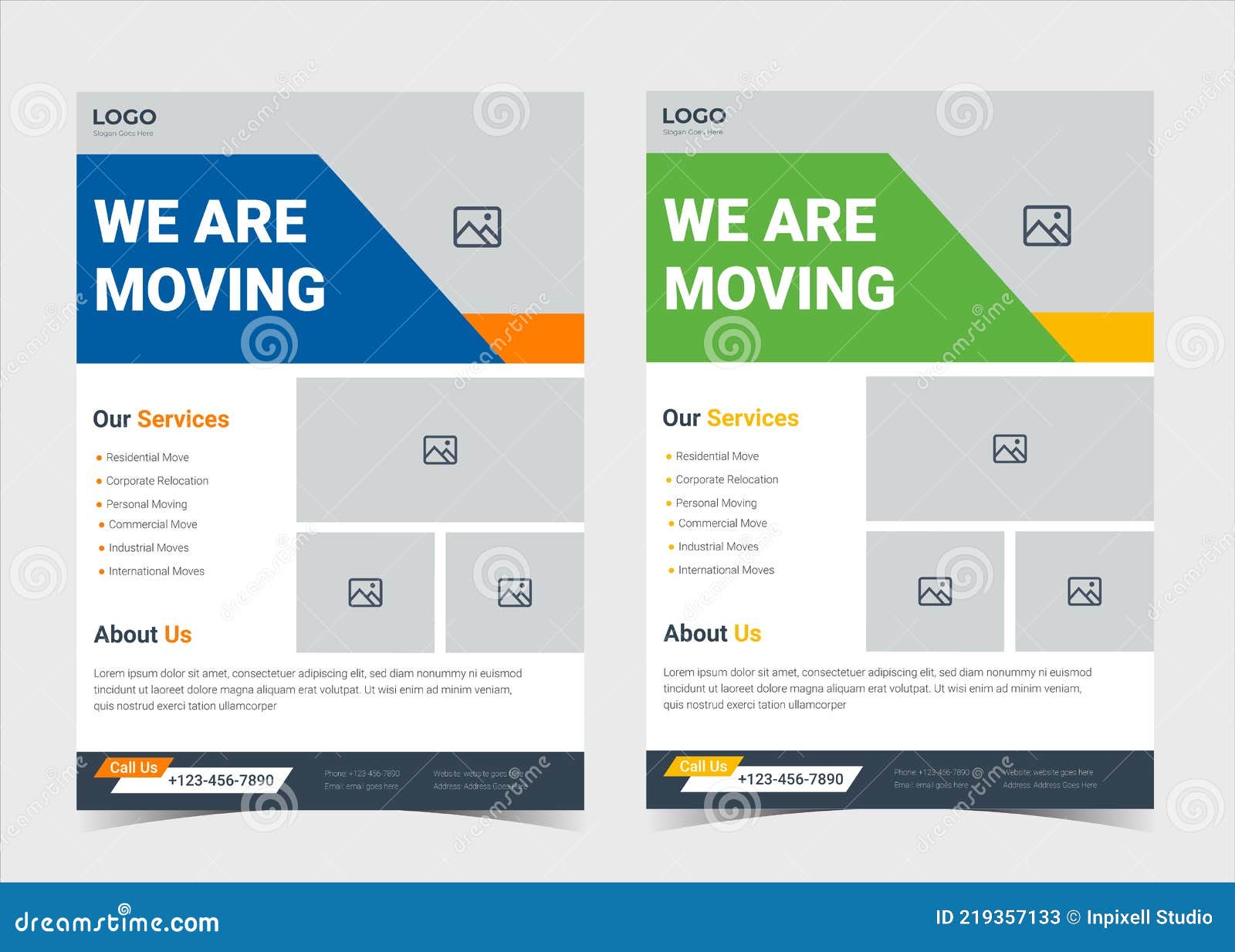 We are Moving Flyer Template. House Shifting Services Poster With Moving Flyer Template