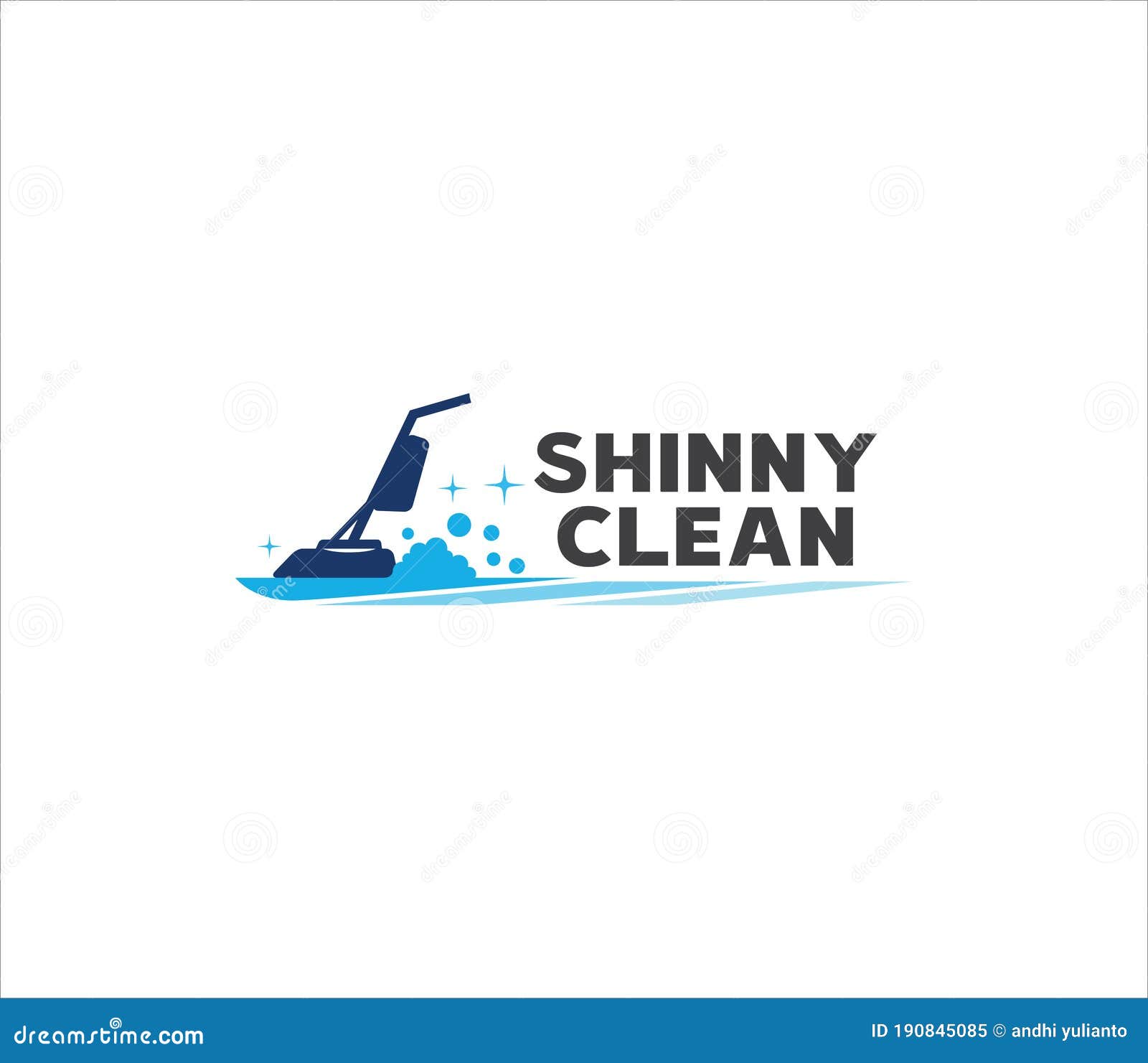 Moving Forward Vacuum Cleaner Vector Logo Design for Housekeeping and