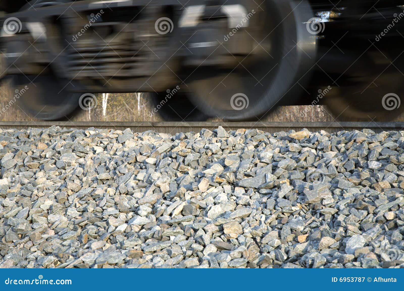 Moving railroad car stock image. Image of cargo, black 6953787