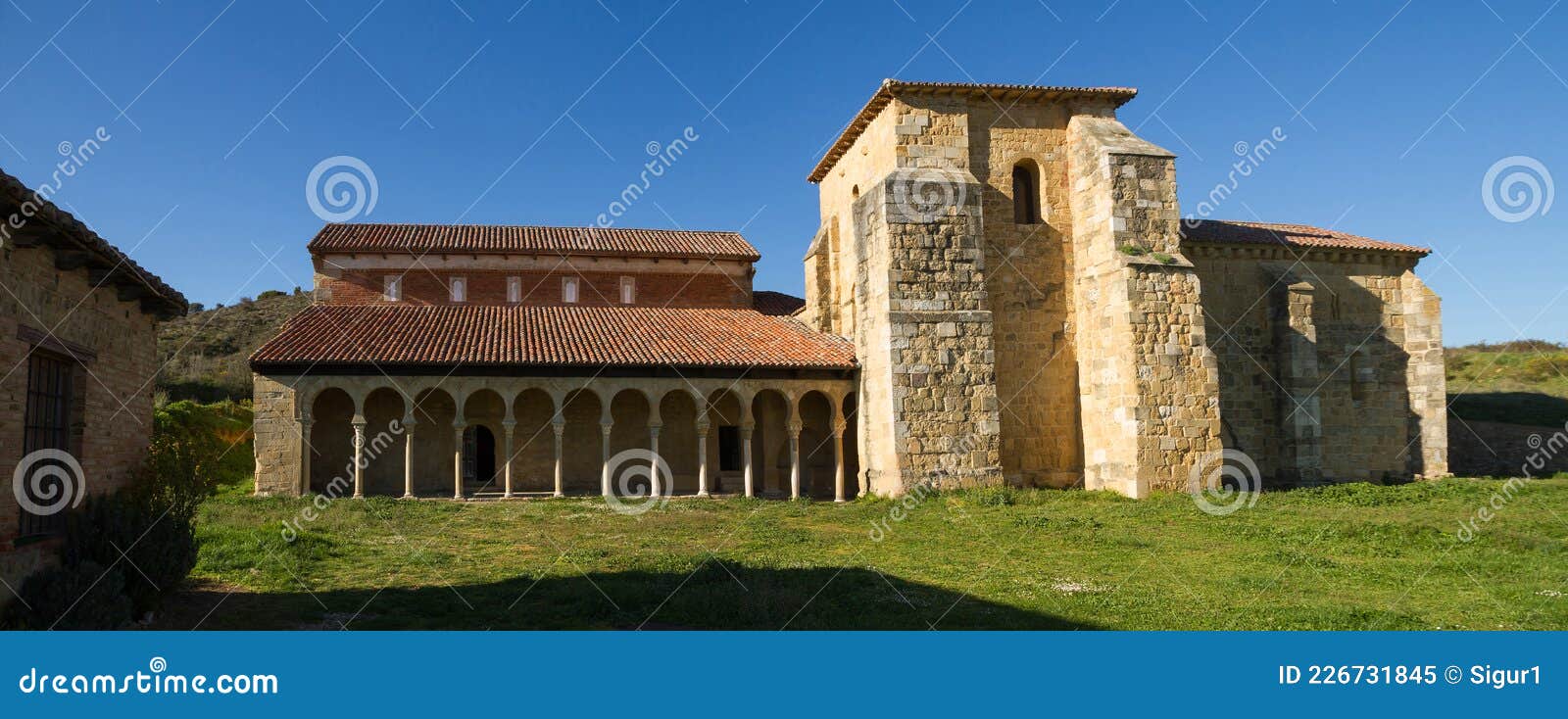 monastery of san miguel de escalada in leon