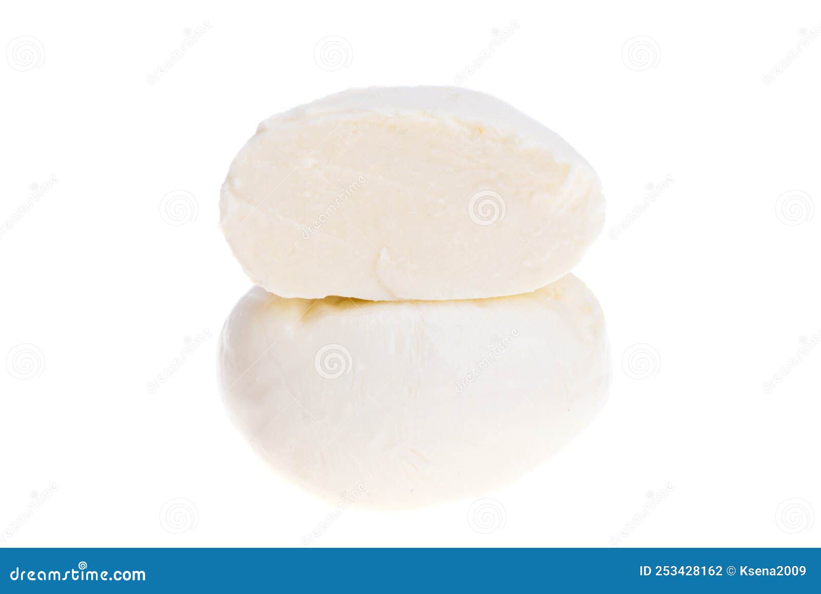 Mozzarella cheese isolated stock photo. Image of basil 253428162