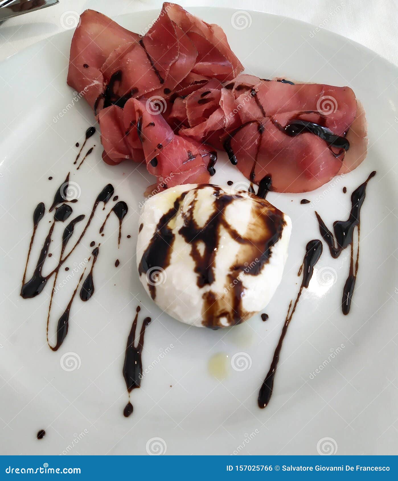 mozzarella e bresaola per contorno