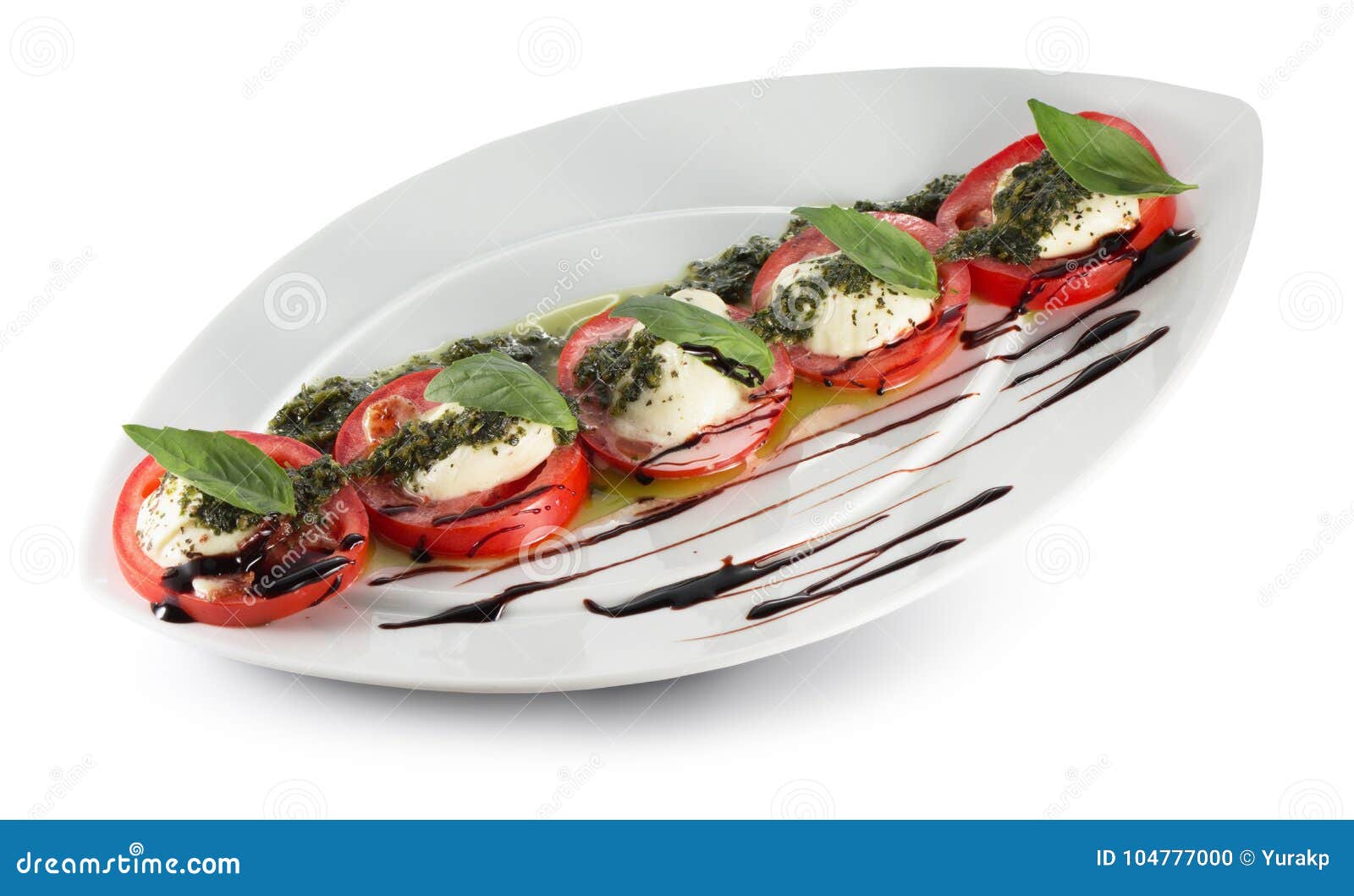 Mozzarella with Tomato Slices Stock Photo - Image of meal, vegetable