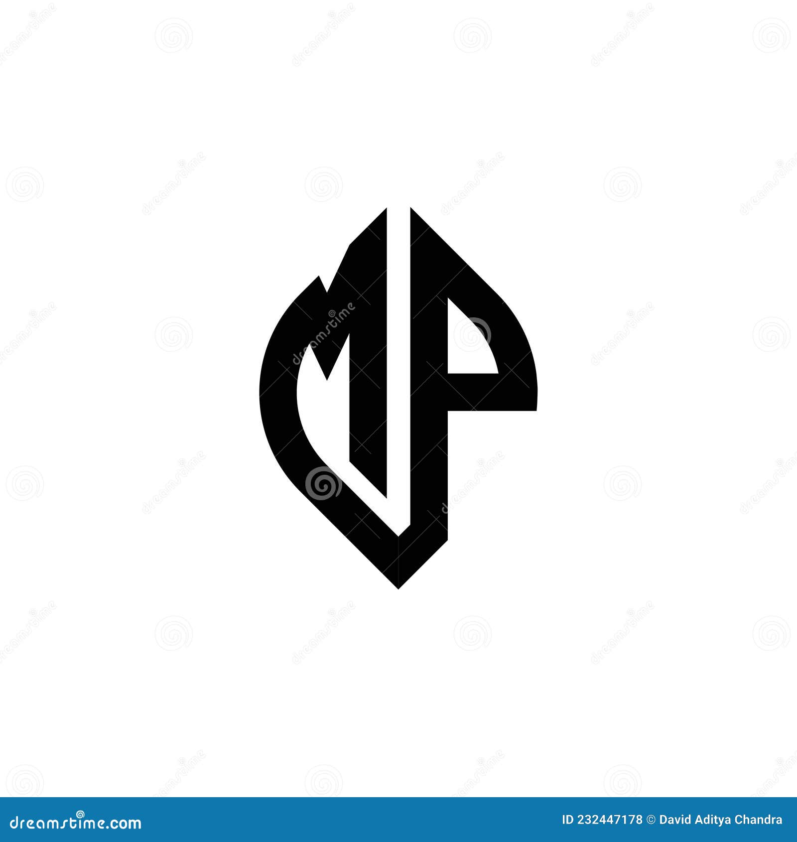mp logo monogram geometric  style
