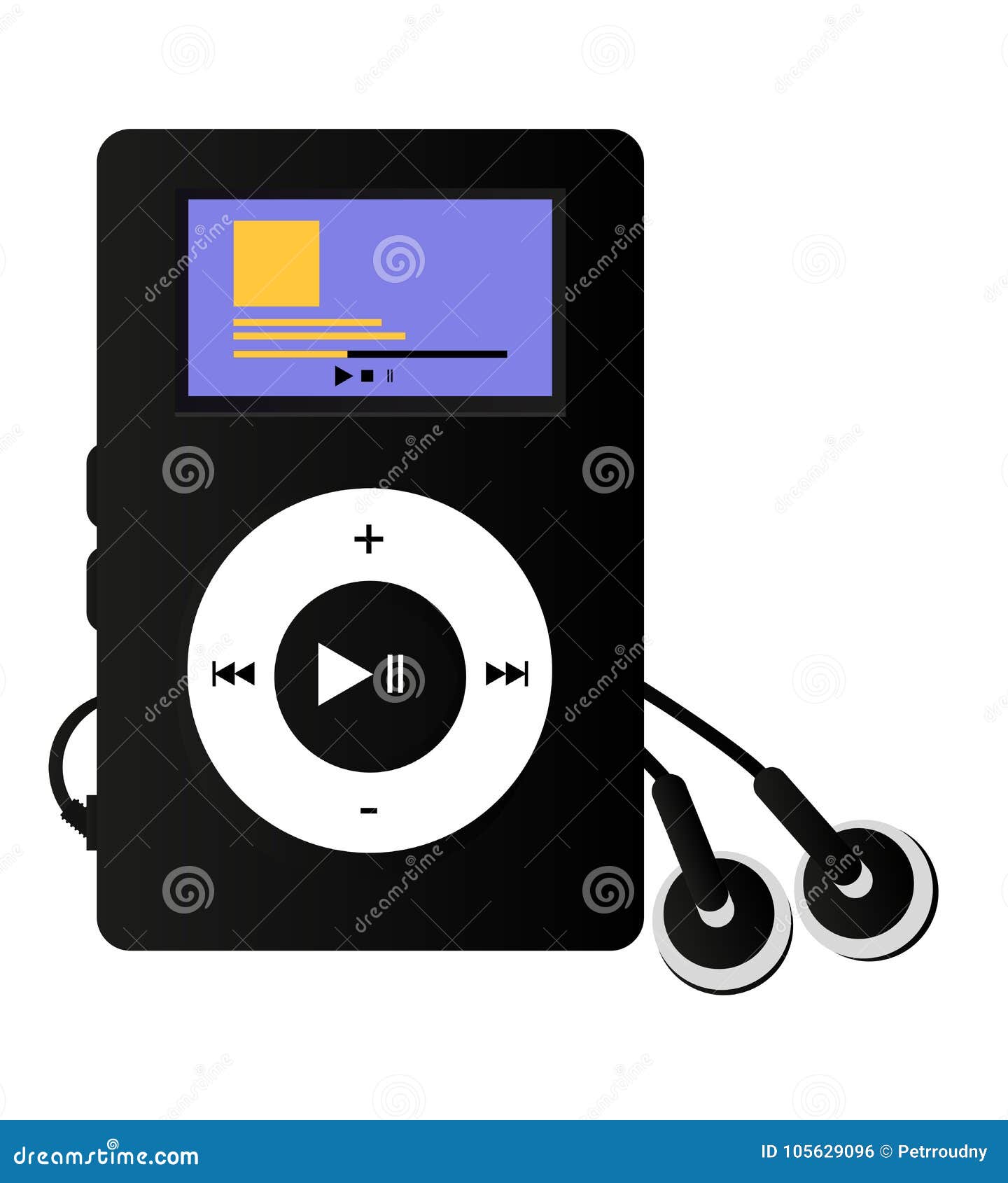 ipod clipart black and white