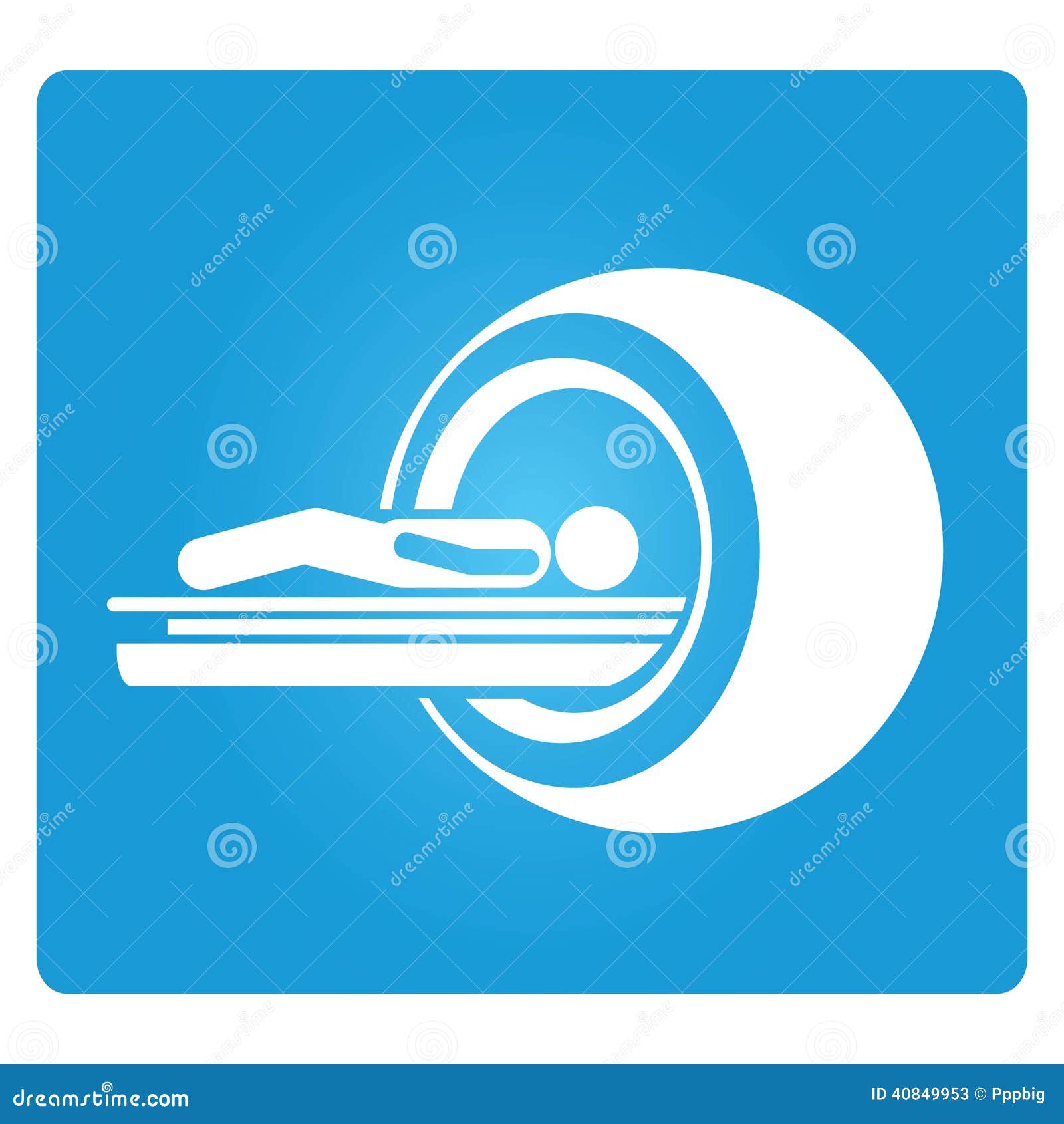MRI machine stock illustration. Illustration of clinic 40849953