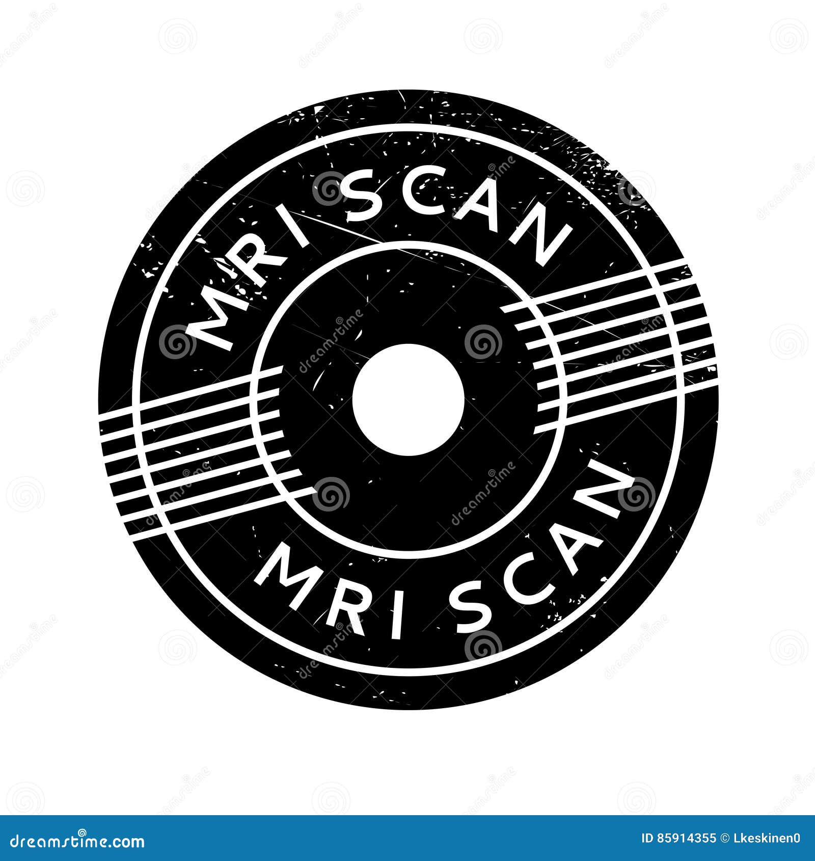 Mri Scan rubber stamp stock illustration. Illustration of heading