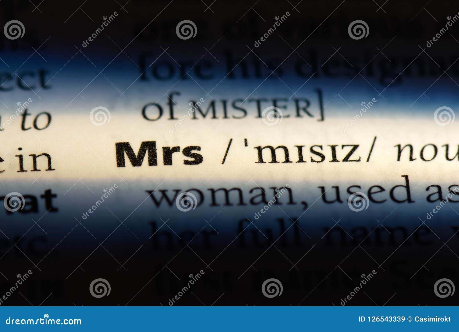 Mrs stock image. Image of isolated, closeup, macro, writing 126543339