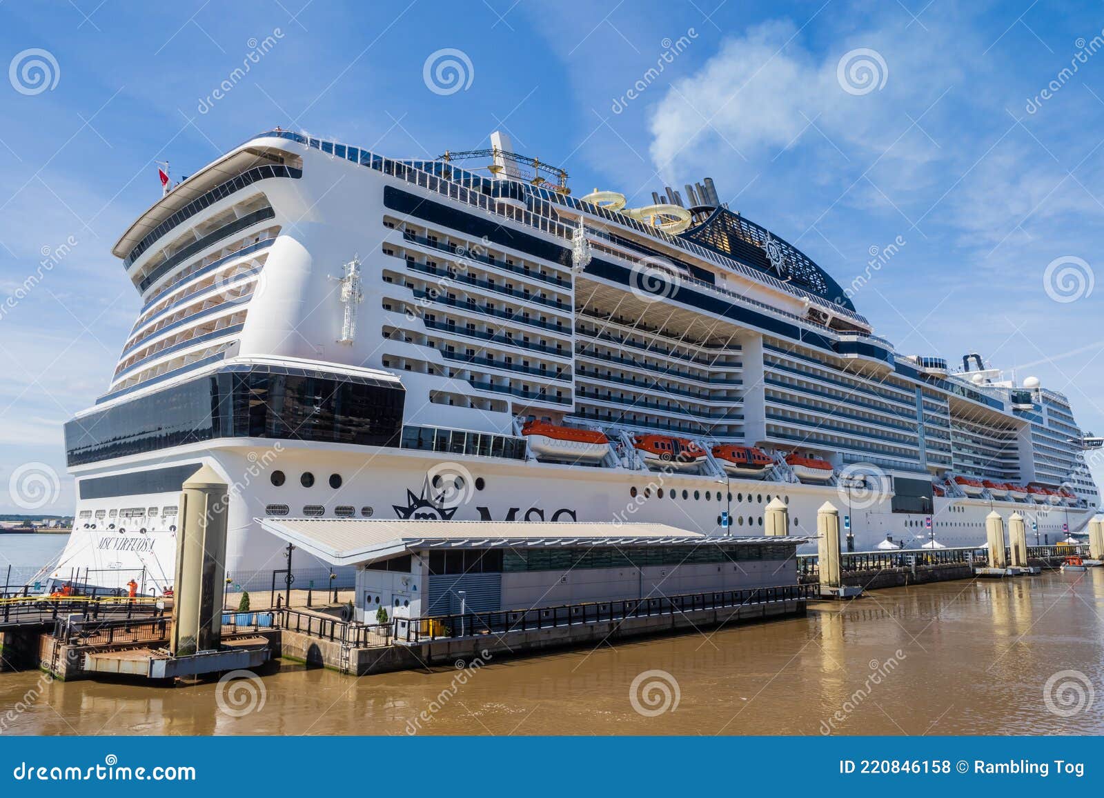 msc cruise ship in liverpool today