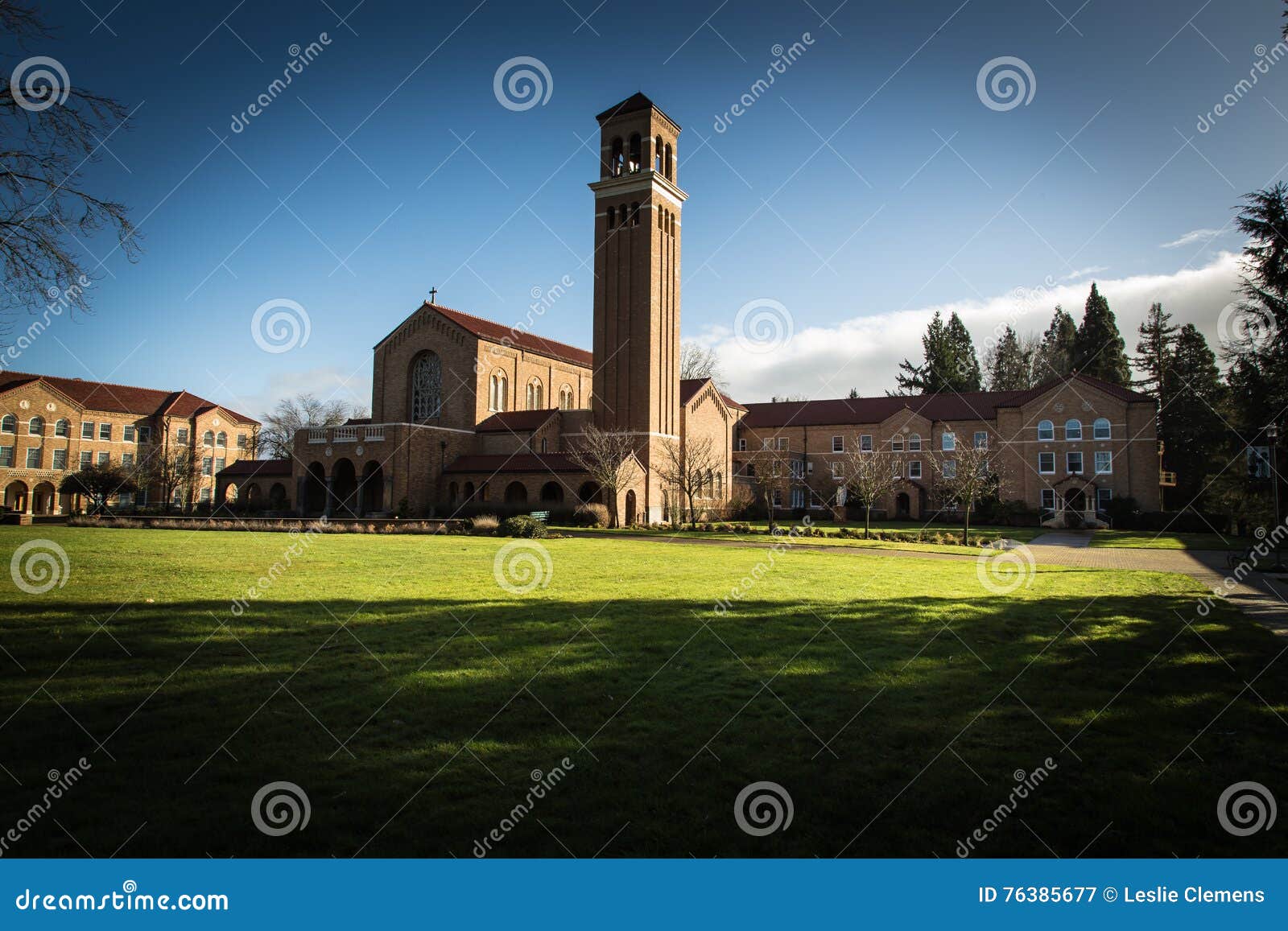 Mt Angel Abbey stock image. Image of monks, doors, crucifix 76385677