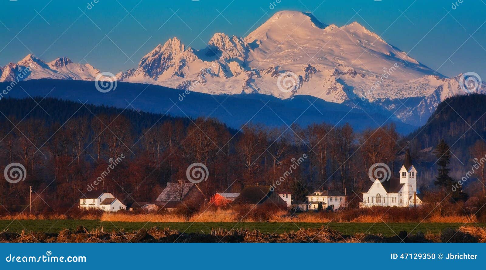 Mt. Baker, Washington State Stock Photo Image of mountains, small
