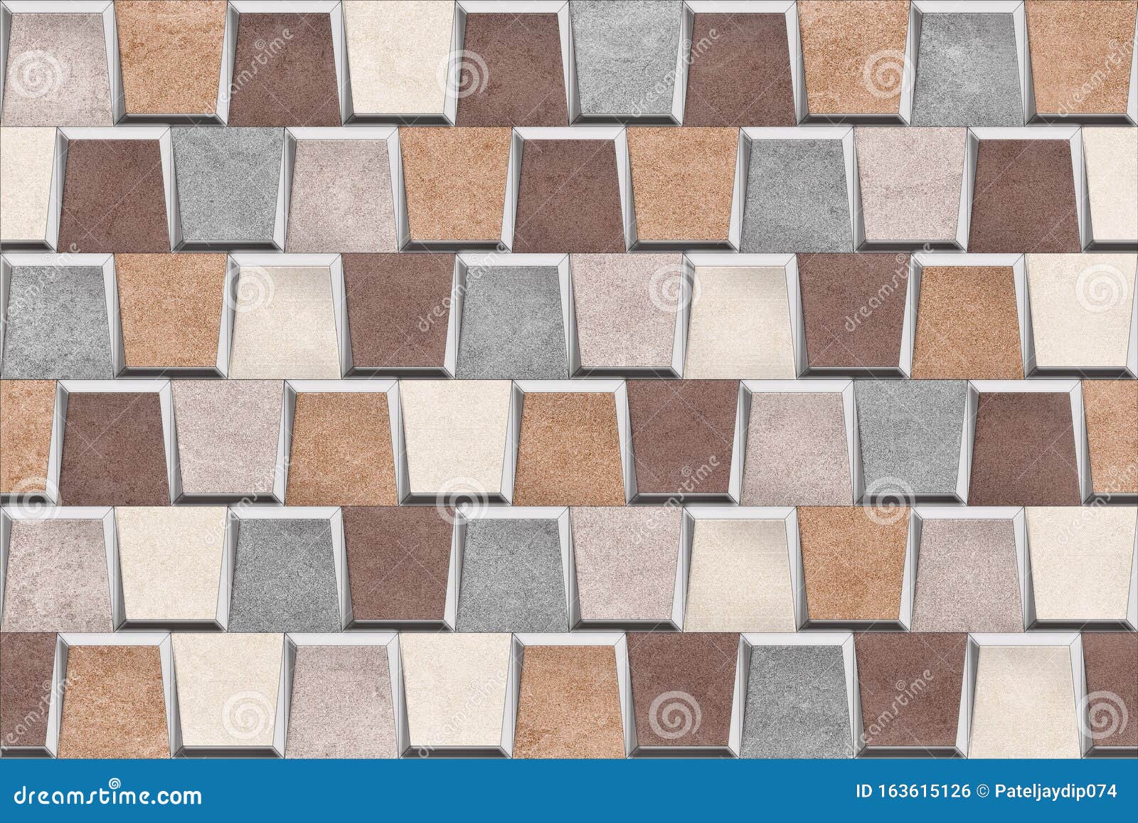 Elevation Tile Design for Wall Tile Design Company Stock Photo Image
