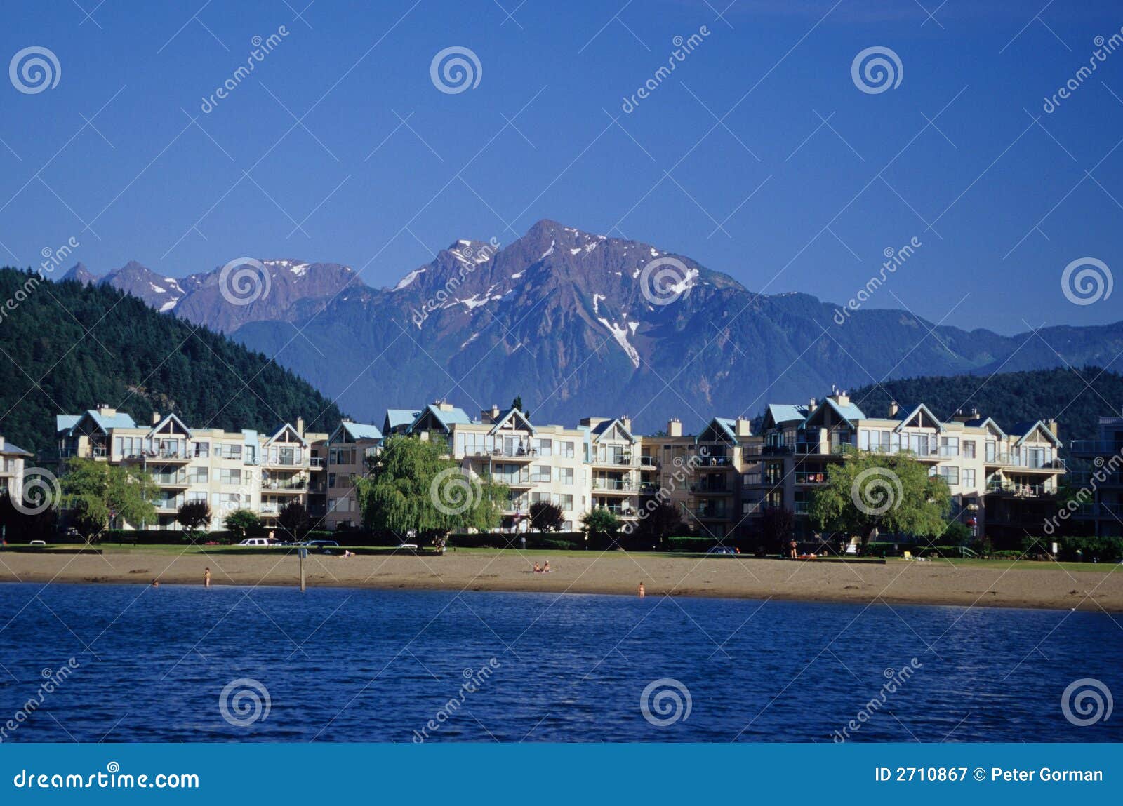 Mt. Cheam Del Lago Harrison Imagen de archivo Imagen de lagos, harrison 2710867