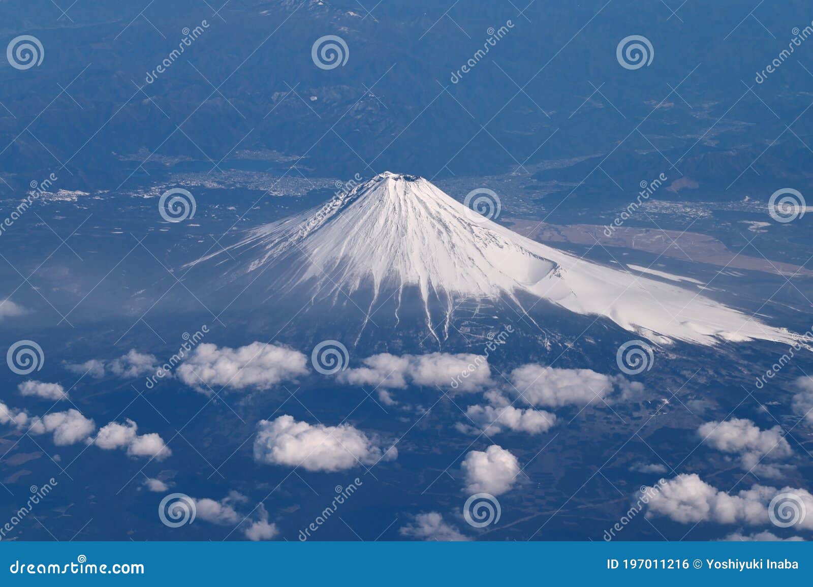 Mt. Fuji from a Birds-eye View Stock Photo - Image of mountain, fuji ...