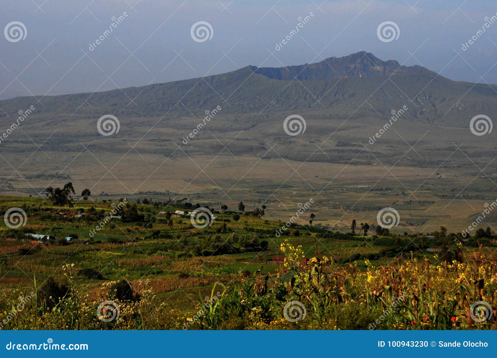 Mt Longonot Krater, Stora Rift Valley, Kenya Arkivfoto - Bild av kenya ...